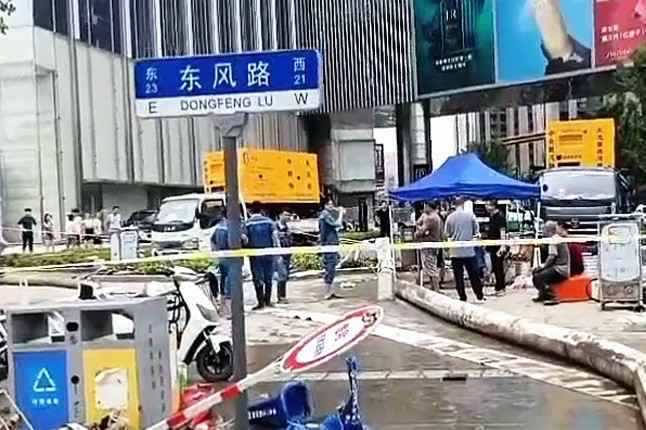 开云手机端在线入口-开云(中国)排涝突击队在排涝现场